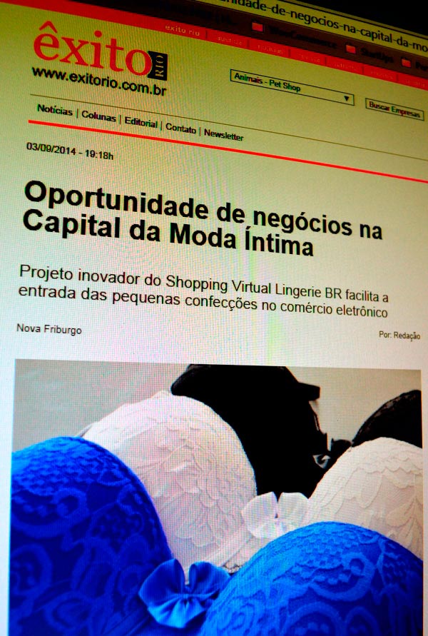 Portal xito Rio publica matria completa sobre o Lingerie BR