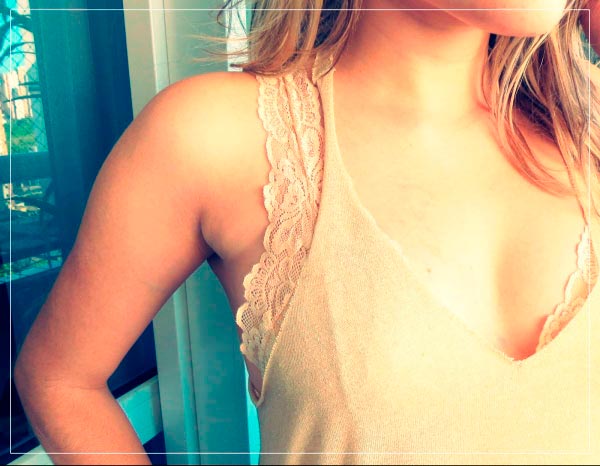 Combinando a lingerie com a roupa