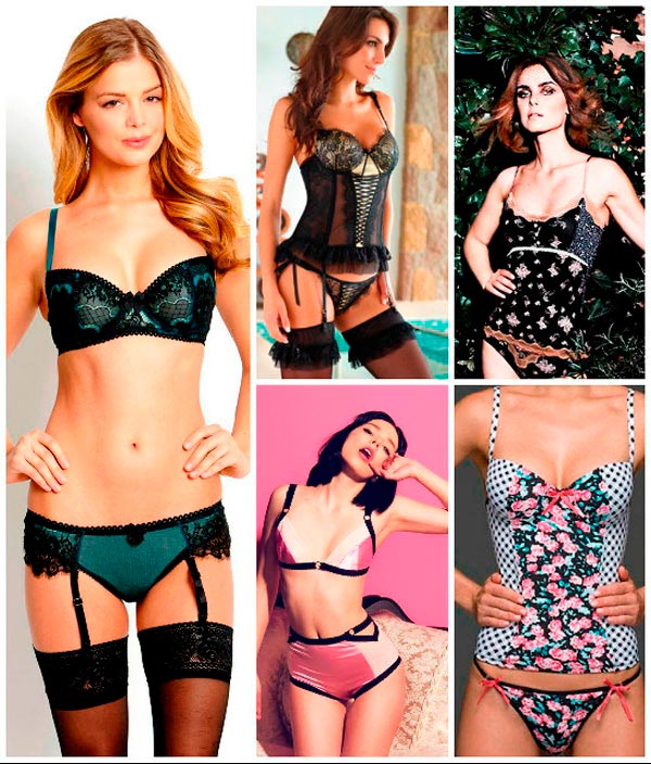 Das passarelas para a sua gaveta de lingerie