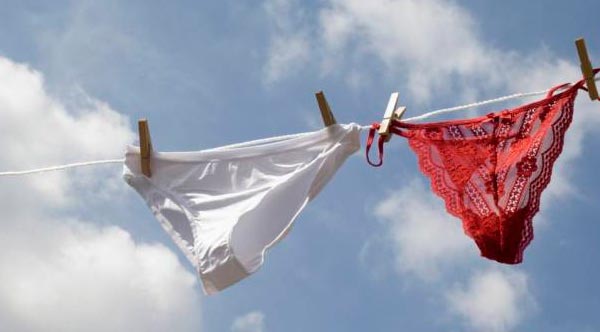 Minhas lingeries brancas esto amareladas. E agora?