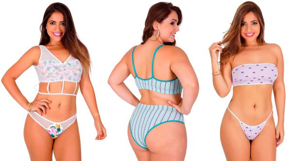 Conjuntos sem bojo, sinnimo de conforto!