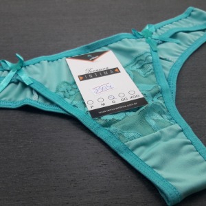 Calcinha em Rendinha  Verde Tamy