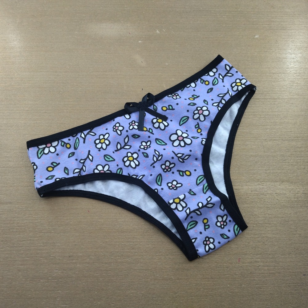 Tanga Cotton Mimosa Vis Preto/Estampas Variadas