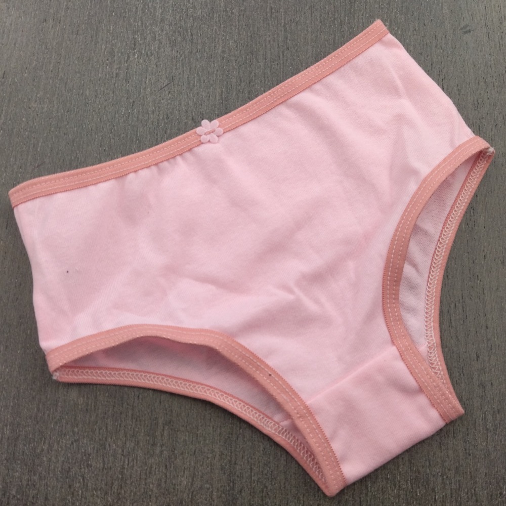 Calcinha Infantil em Algodo  Vis Romance/Rosa Beb