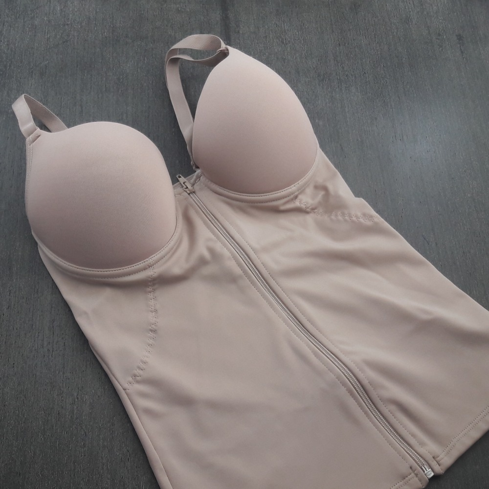 Corpete com Bojo e Zper  Chocolate