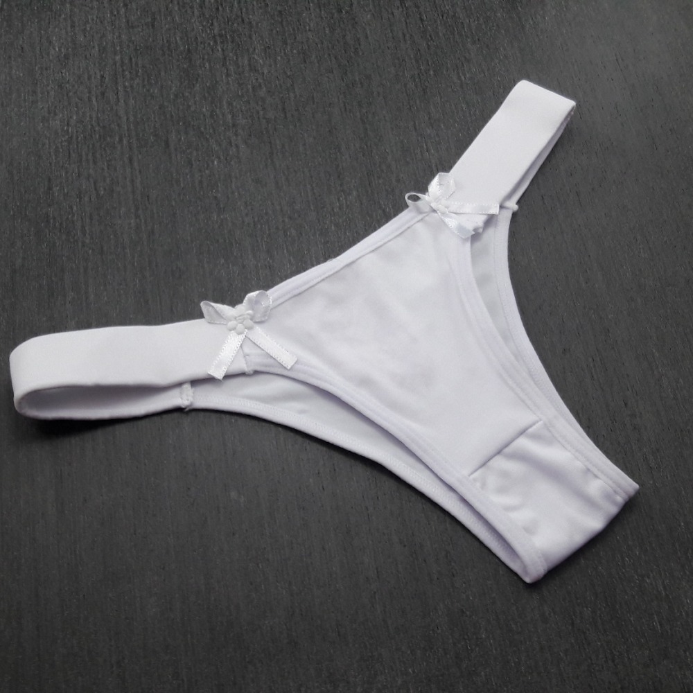Calcinha Básica Poliamida Branco
