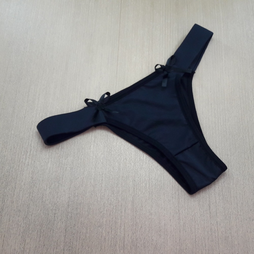 Calcinha Básica Poliamida Preto