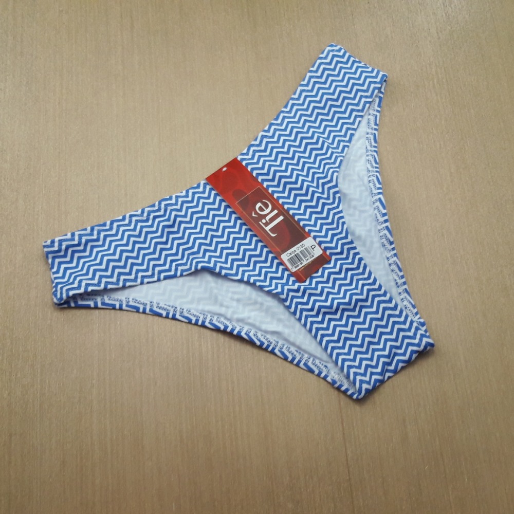 Calcinha Microfibra Estampada Amni Onda Branco Azul Calcinha Microfibra Estampada Amni Onda Branco Azul