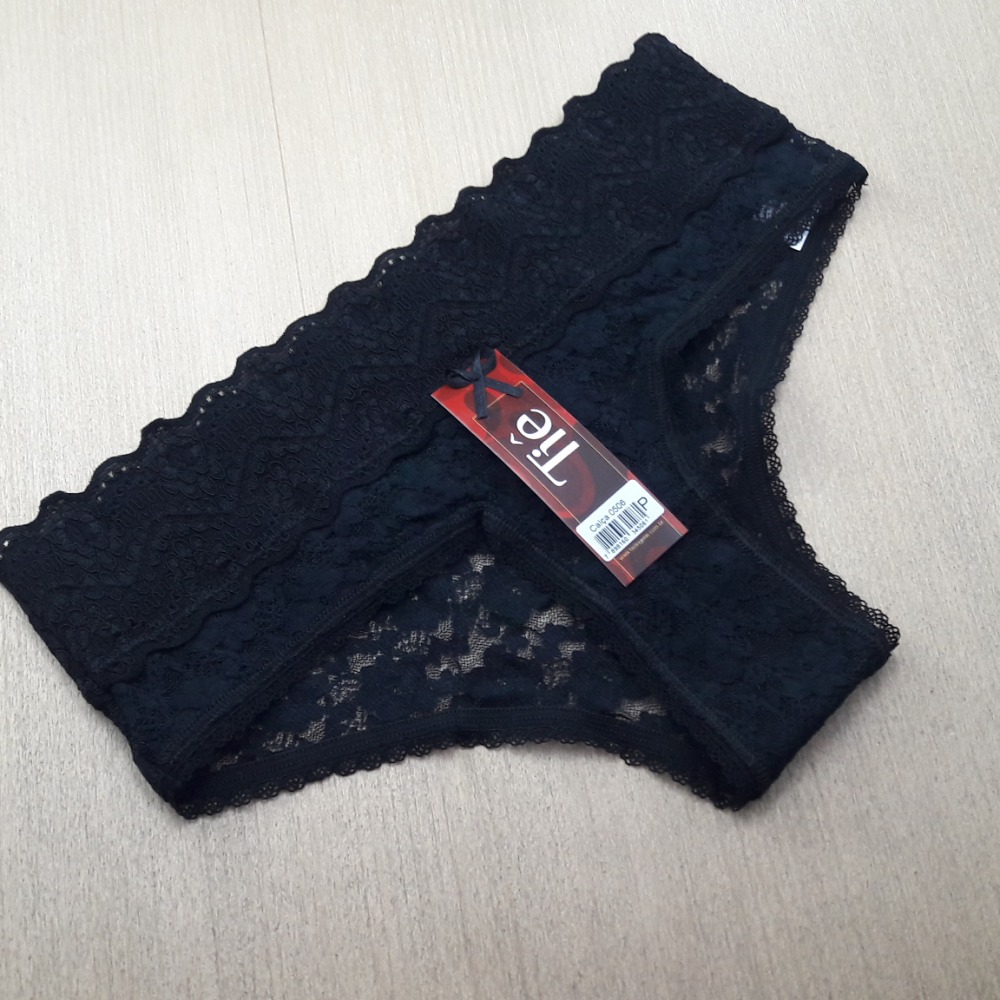 Calcinha em Renda  Preto