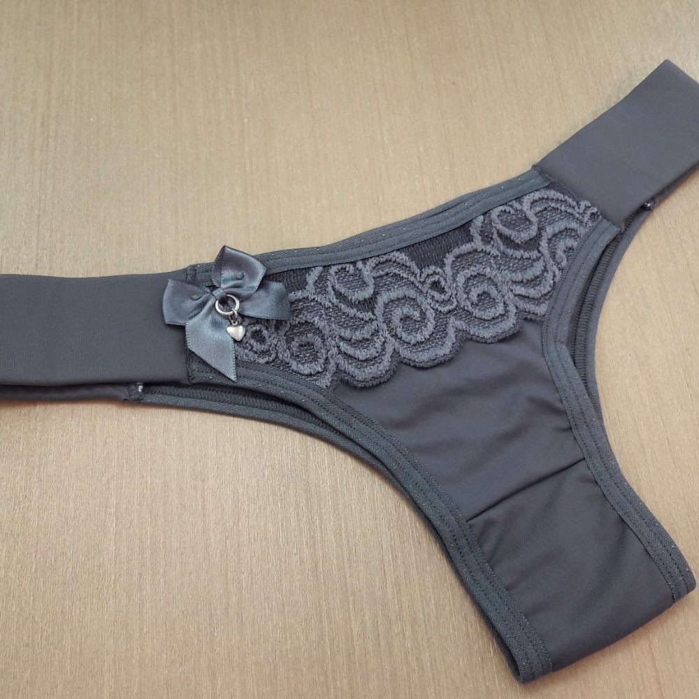 Calcinha Patrícia Cinza Chumbo