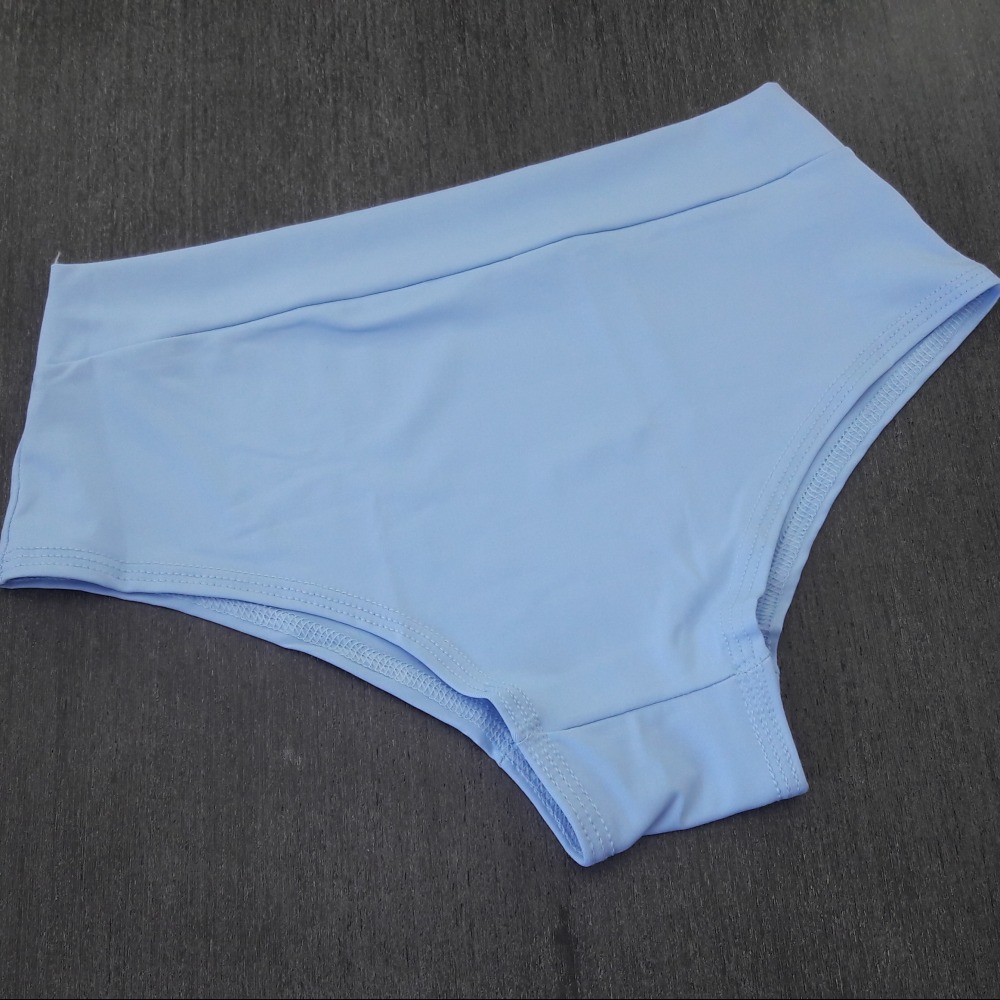 Calcinha Conforto Microfibra Lisa Azul Beb