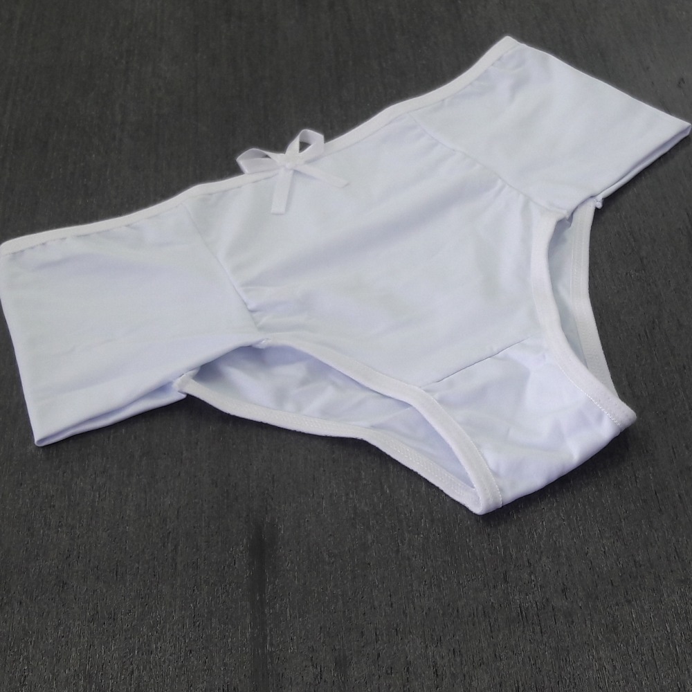 Tanga Pala Microfibra Lisa Branco