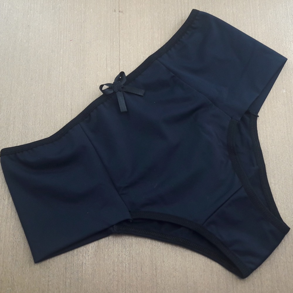 Tanga Pala Microfibra Lisa Preto