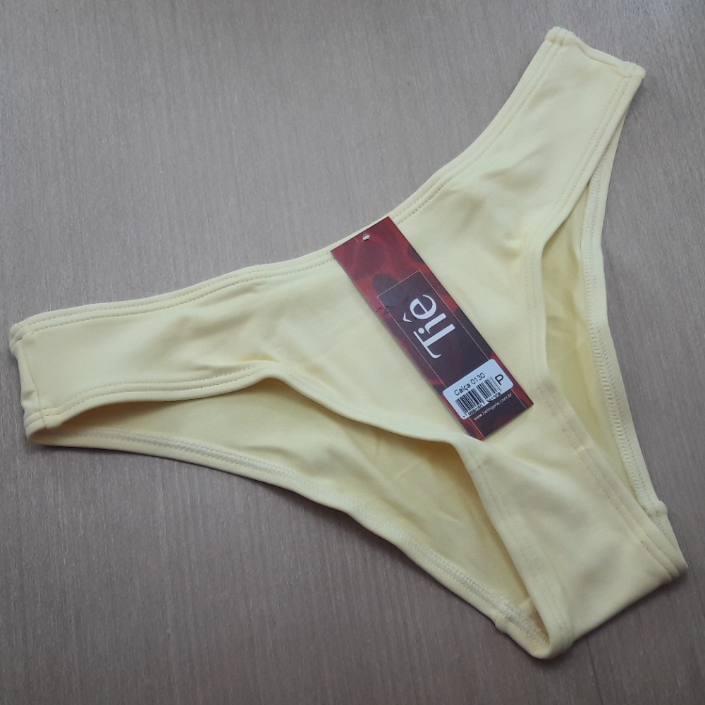 Calcinha Microfibra Estampada Amni Amarelo Calcinha Microfibra Estampada Amni Amarelo