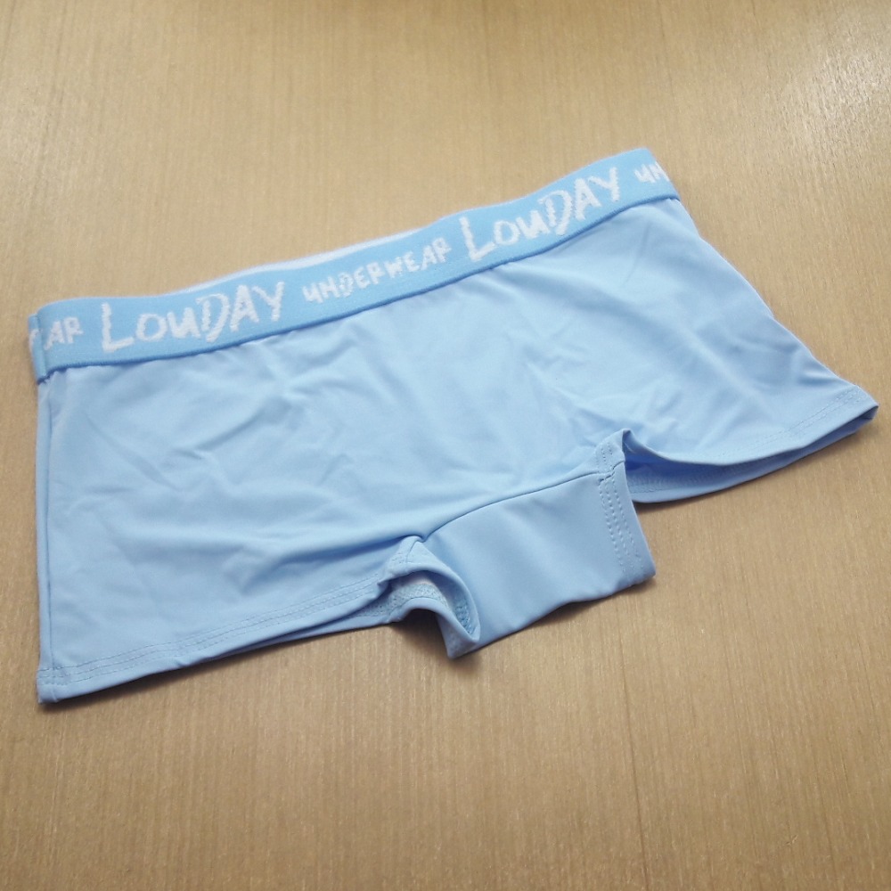 Cueca Feminina Microfibra Lisa Azul Beb