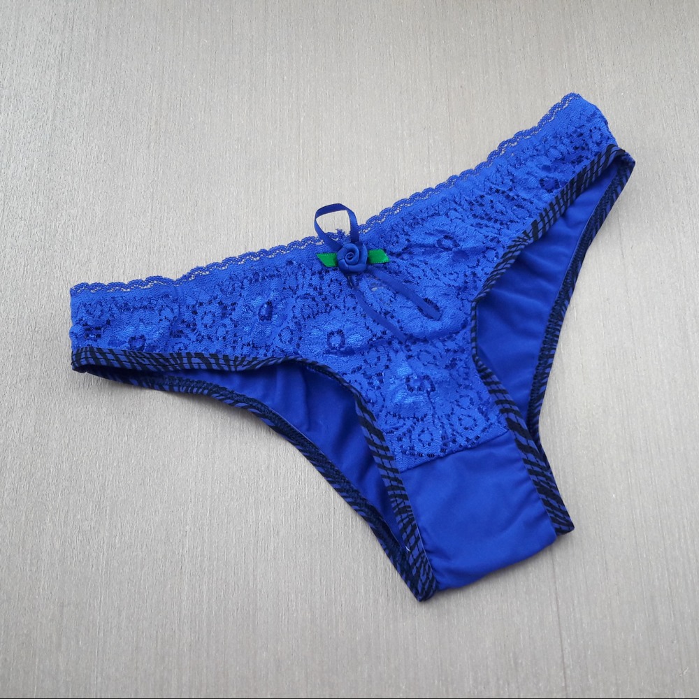 Tanga Letcia  Azul/Vis zebra