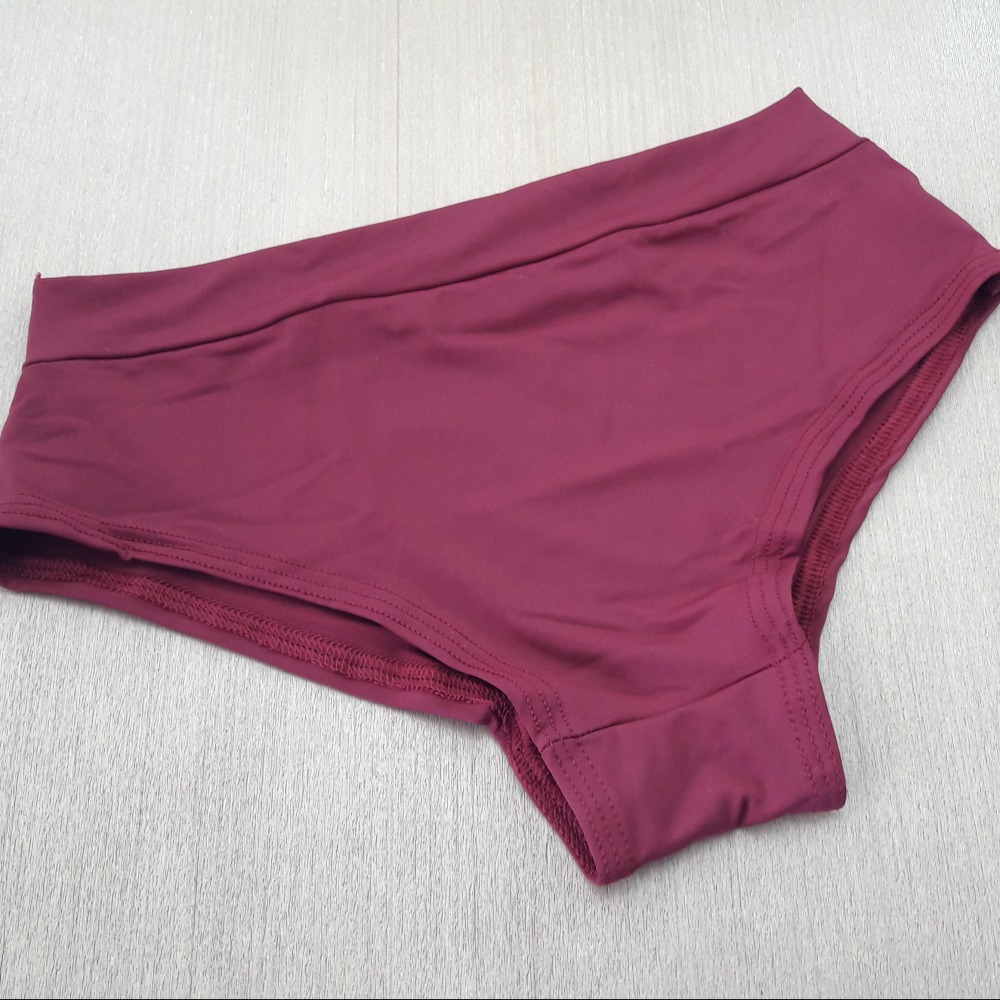 Calcinha Conforto Microfibra Lisa Vinho