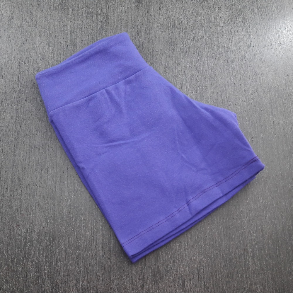 Short Curto Algodo Roxo