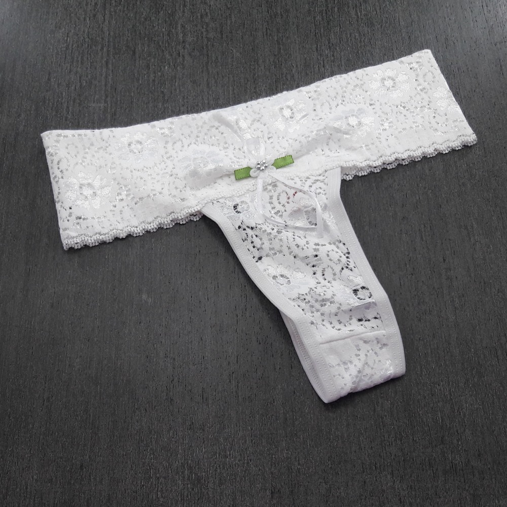 Tanga Cs Renda Branco