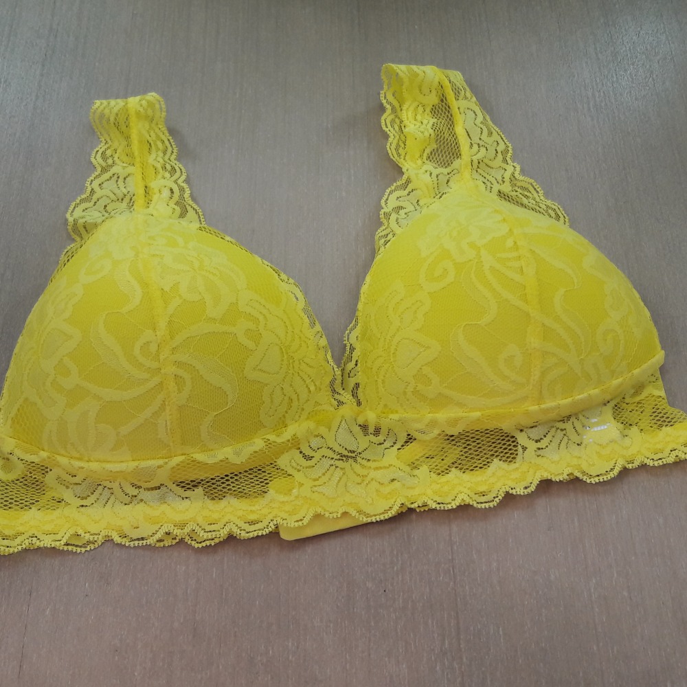 Top Rendado Grenade Amarelo