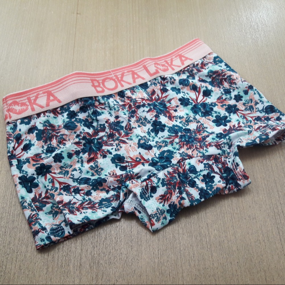 Boxer Feminina Juvenil Estampada Elstico Coral /Estampas Variadas