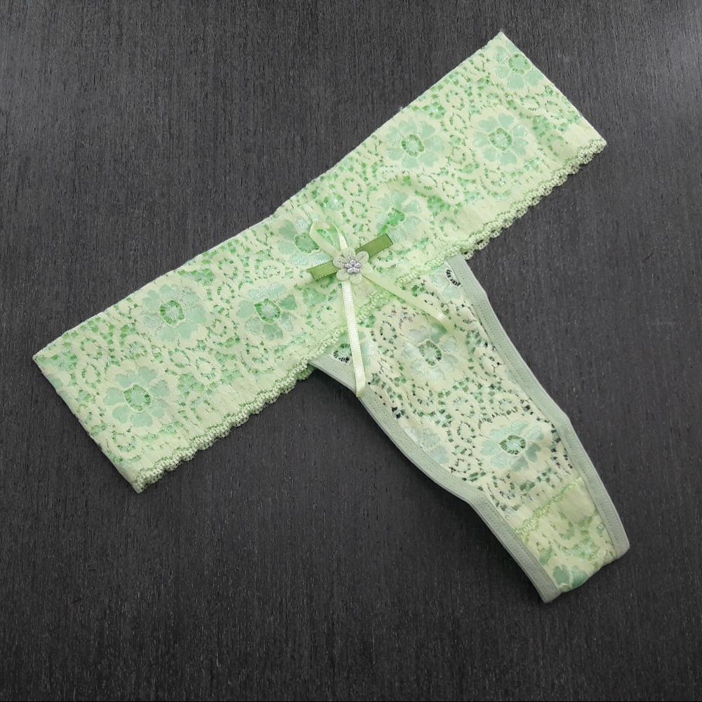 Tanga Cs Renda Verde Limo