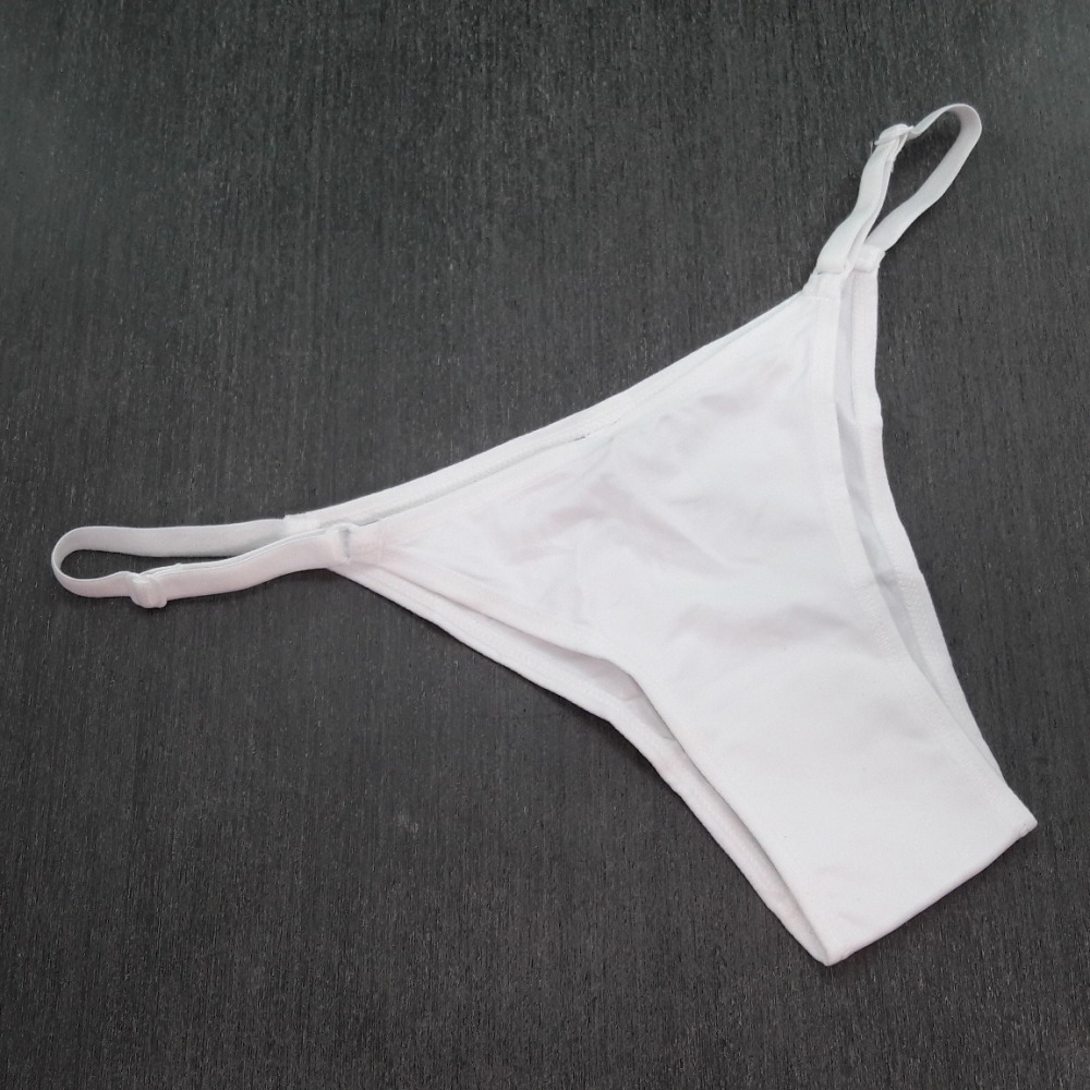 Tanga String com Regulagem Branco Tanga String com Regulagem Branco
