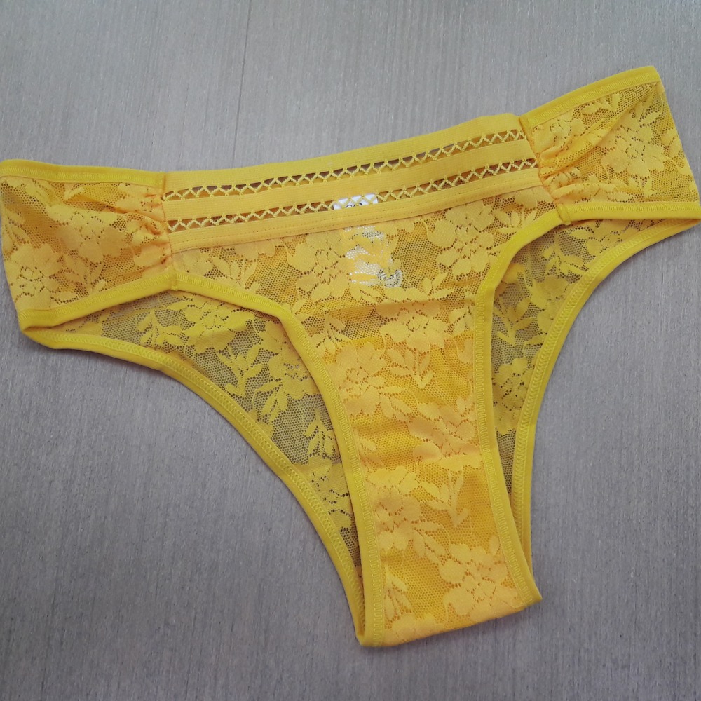Calça em Layse Com Elástico Amarelo Calça em Layse Com Elástico Amarelo