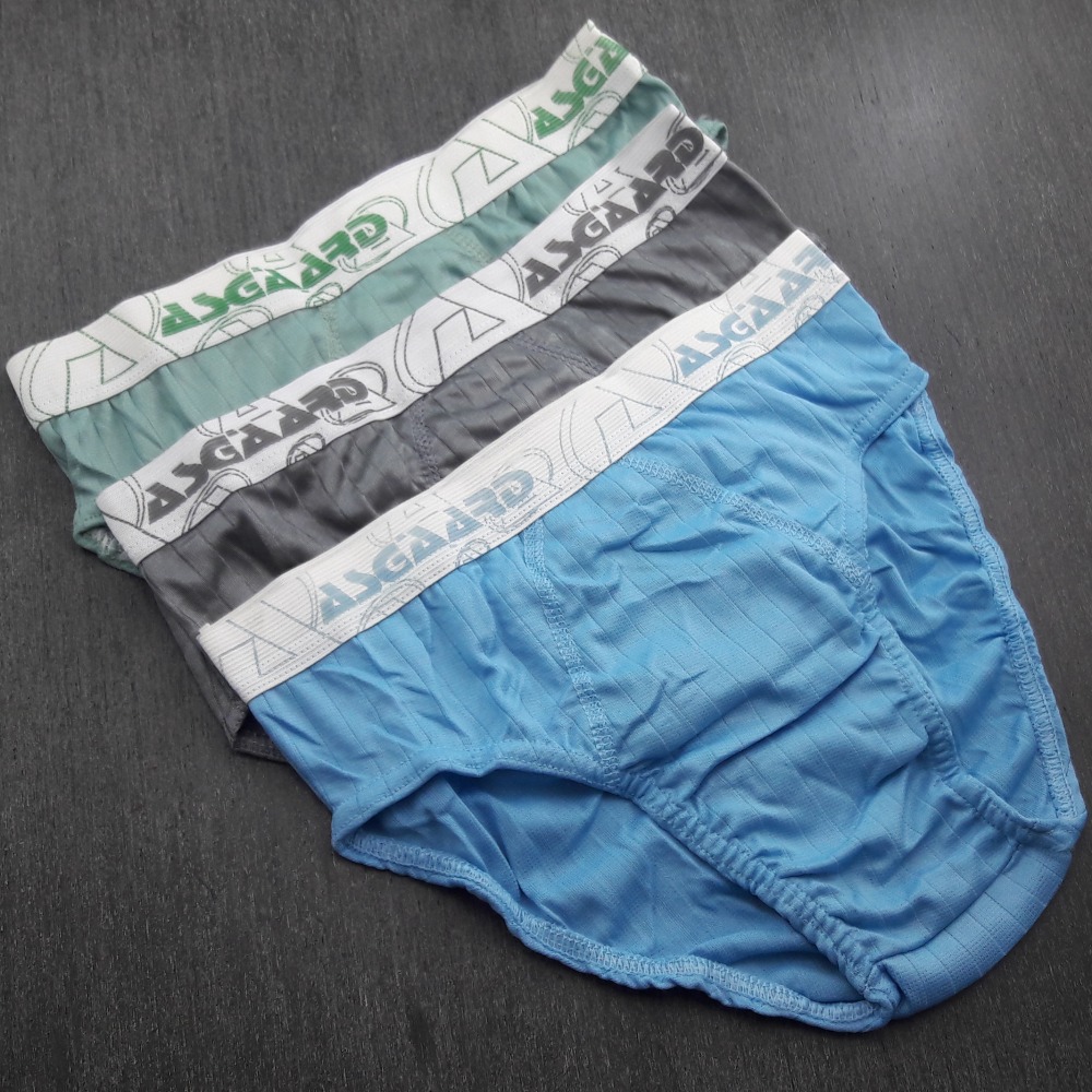 Kit 3 Cuecas Asgaard Cores variadas