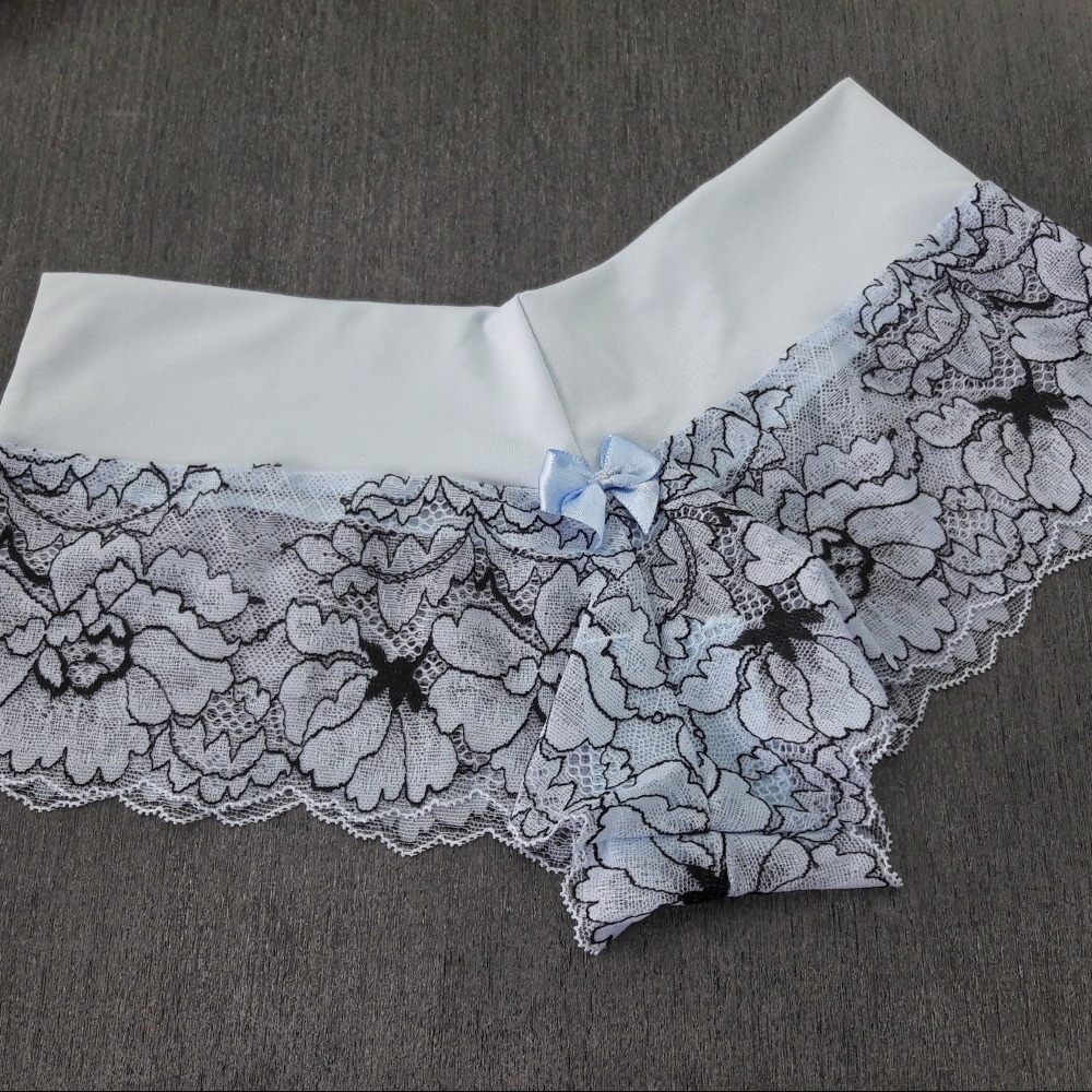 Caleon Cs Azul Beb/ Renda Matizado