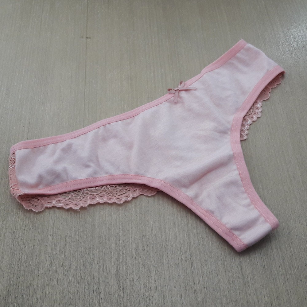 Calcinha Fio Duplo Renda nas Costas Romance