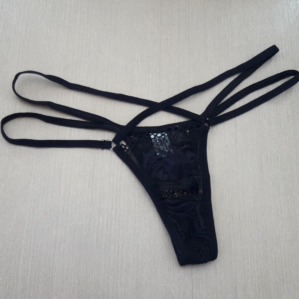 Tanga Strip Braid Preto