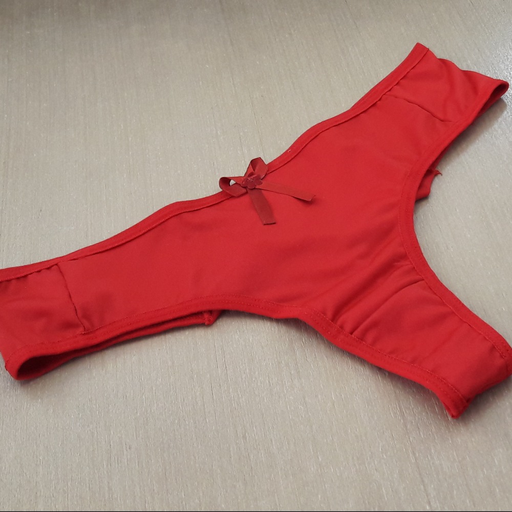 Tanga Fio Duplo Liso Rubi