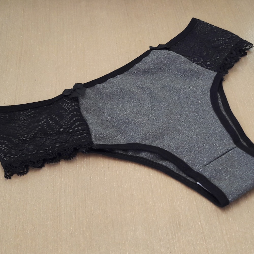 Tango Helosa Mescla Renda Preta/ Mescla