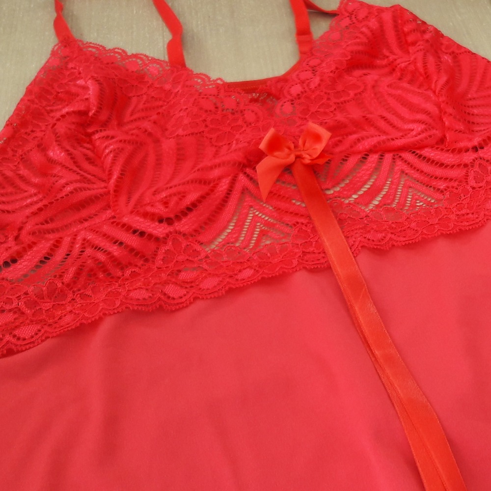 Camisola Gabriela Plus Size Vermelho