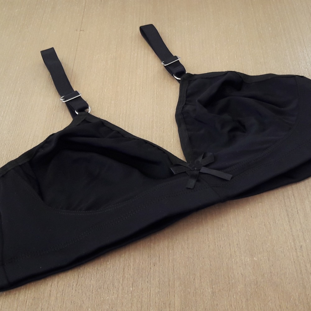 Suti sem Bojo Reforado Preto