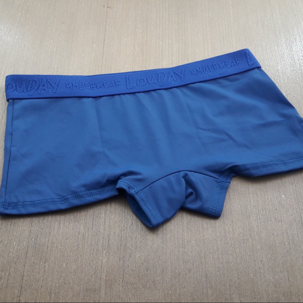 Cueca Feminina Microfibra Lisa Azul Atalaia