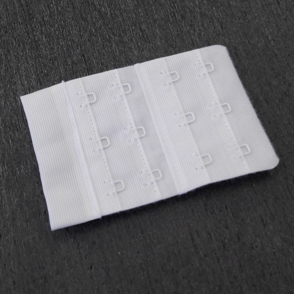 Extensor de Suti Triplo com 4 Colchetes Branco