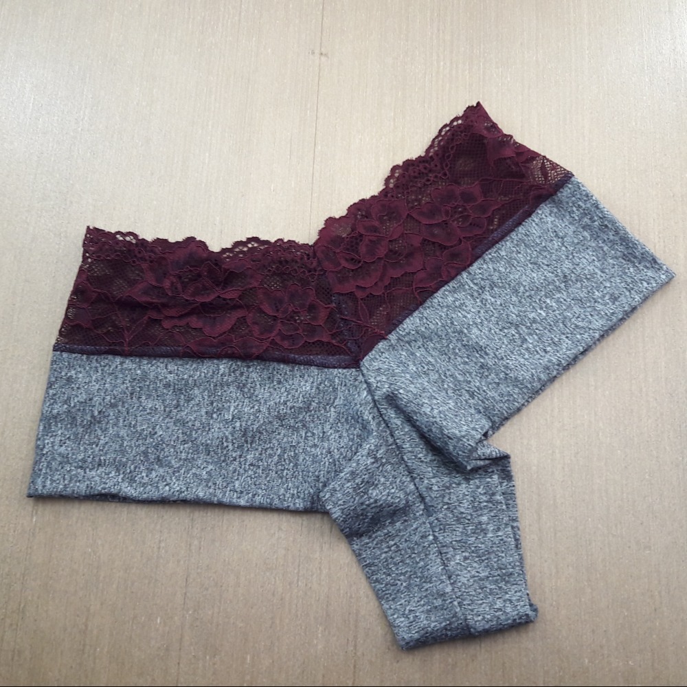 Calcinha Bibi Renda Vinho/ Mescla