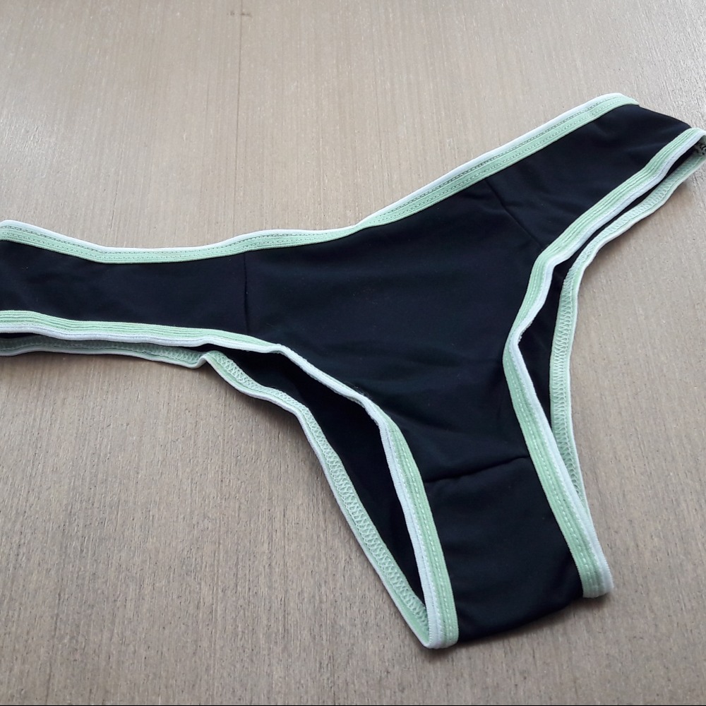 Tanga Mila Preto/Verde
