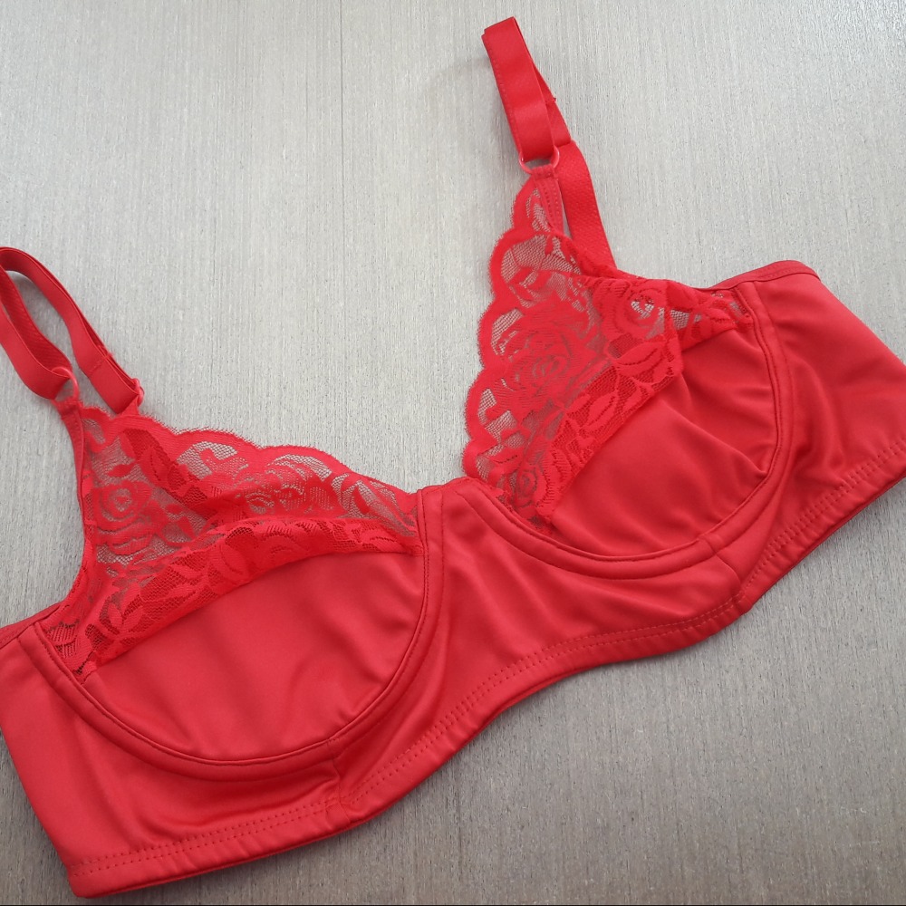 Suti Sustentao Renda Vermelho