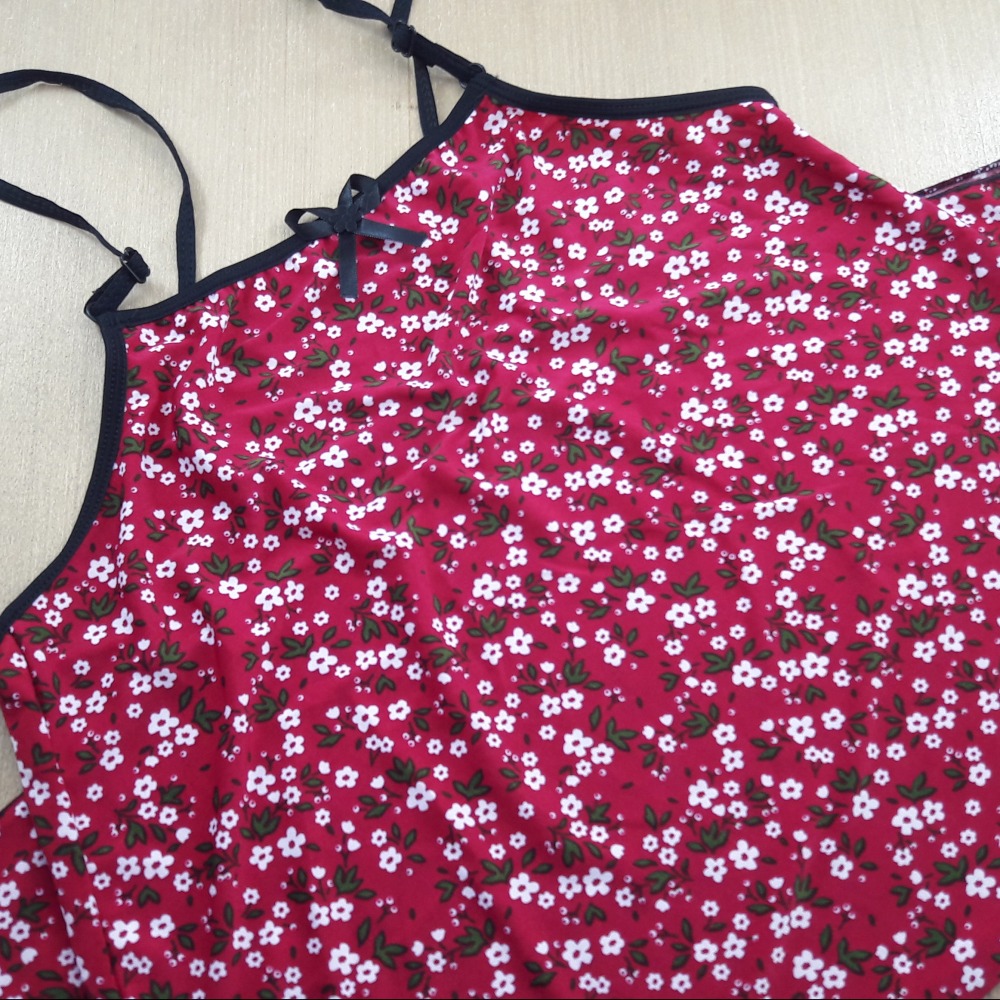 Camisola Confortvel Estampada Rubi/ Floral