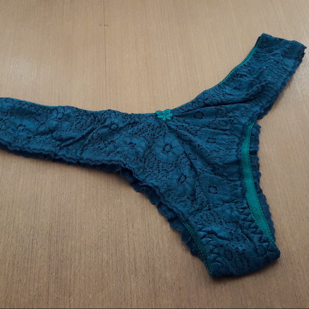 Tanga Rendada Plus Verde Pavo