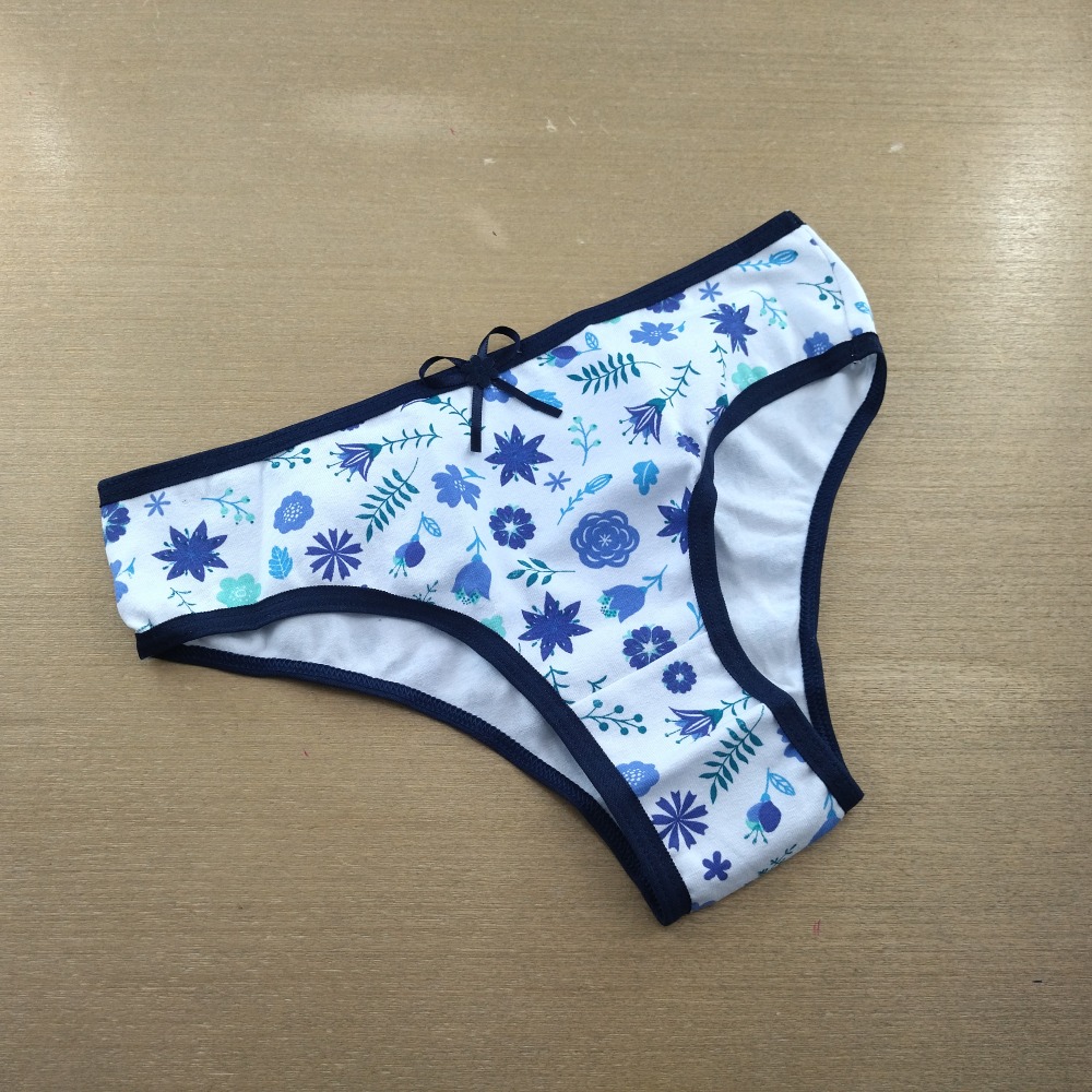 Tanga Cotton Mimosa Vis Azul  Marinho/ Estampas Variadas