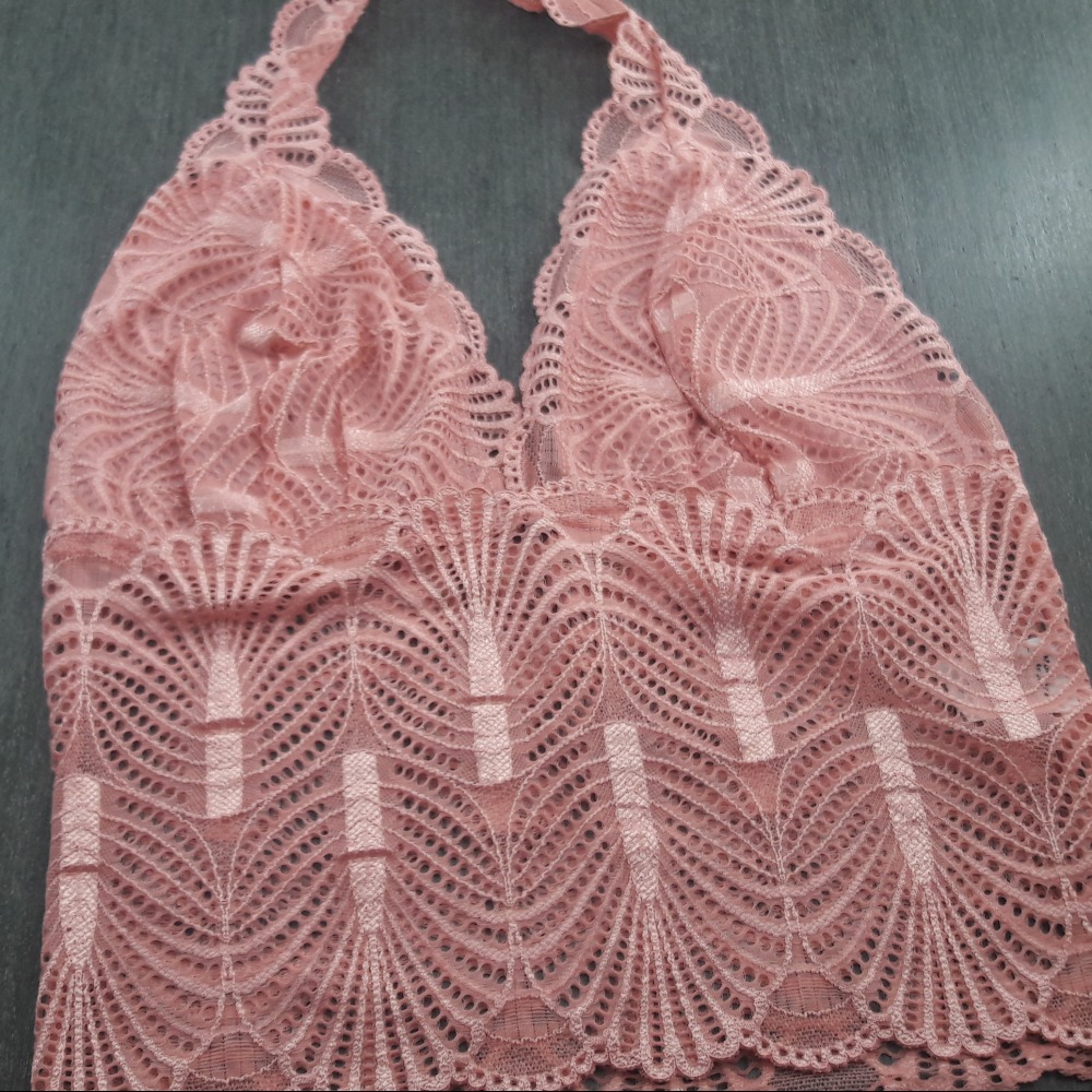 Cropped Frente nica em Renda Romance