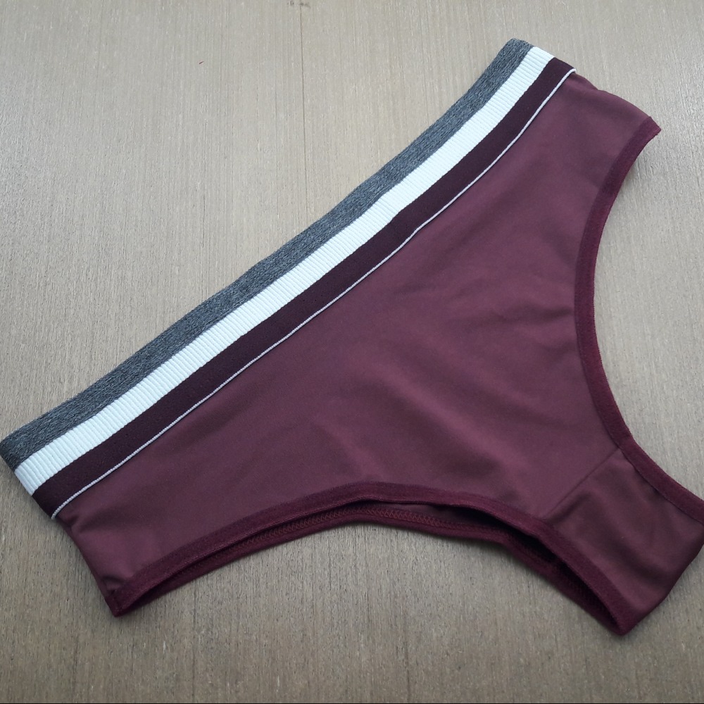 Cala Bsica Cs Elstico Tricolor Vinho