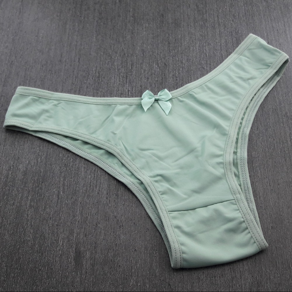 Calcinha Bsica em Microfibra Erva Doce