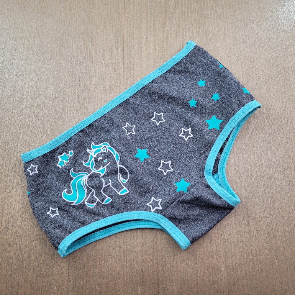 Calolinha Bia Mescla Estampa Silk Vis Verde Tamy/Mescla