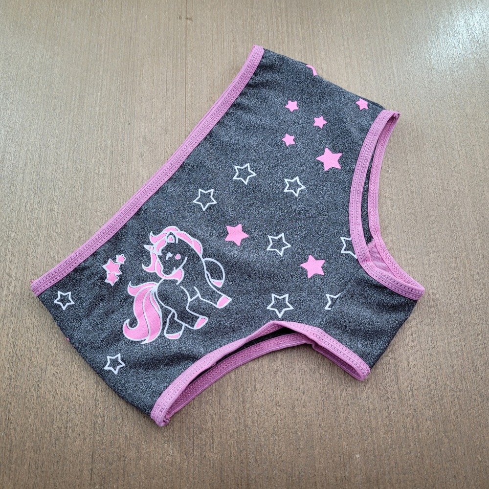 Calolinha Bia Mescla Estampa Silk Vis Rosa Hera/Mescla