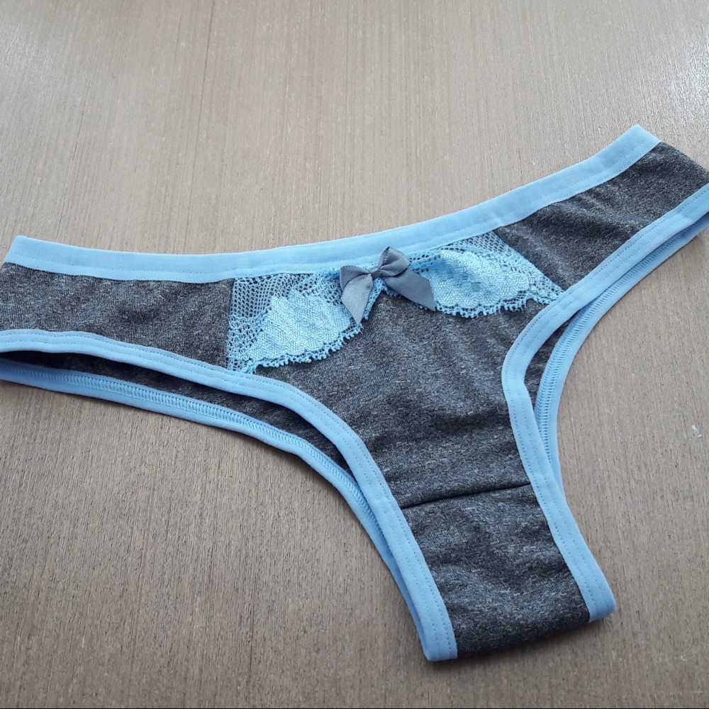 Calcinha Mrcia Azul Beb/ Mescla